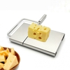 KCASA Stainless Steel Wire Cheese Slicer Butter Cutter Knife with Cheese Board Making Dessert Blade Kitchen Cooking Bake