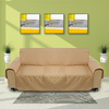 Khaki Pet Sofa Couch Protective Cover Removable W/Strap Waterproof 3 Seater Carpet