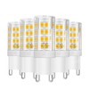 Kingso 5PCS Non-dimmable G9 5W AC220-240V 2835SMD LED Light Bulb for Chandelier Ceiling Lamp Home Decor