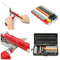 Kitchen Sharpener Set With 5pcs Sharpening Stone Edge Wicked Sharpener Sharpening System Fix Angle Sharpener Sharpen Sto