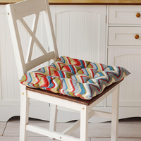 Korean Style Striped Chair Cushion Fashion fabric Elasticity Cotton Seat Cushion