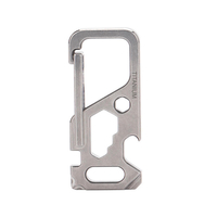 LAOTIE 5 In 1 Multifunctional EDC Carabiner Wrench Bottle Opener Hang Buckle Hiking Outdoor Survival Tools
