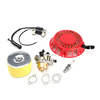 Lawnmower Carburetor Recoil Air Filter Ignition Coil Plug For Honda GX240 8HP GX270 9HP