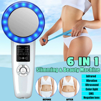 LCD 6 In 1 EMS Cavitation UltrasonicBody Beauty Machine Massage