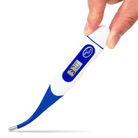 LCD Digital Thermometer Oral Armpit Electronic Thermometer Soft Head
