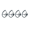 LDARC 4 PCS 3.1 Inch Propeller Protective Guard & 4 Pairs 3140 3.1 Inch 3-Blade Propeller for KK 5GT