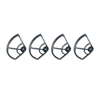 LDARC 4 PCS 3.1 Inch Propeller Protective Guard & 4 Pairs 3140 3.1 Inch 3-Blade Propeller for KK 5GT