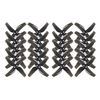 LDARC 51mm-4blades Racer Propeller 1.5mm Hole Diam Clear Black With M2 Screw Fixing