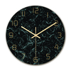 Loskii CC005 Creative Marble Pattern Wall Clock Mute Wall Clock Quartz Wall Clock For Home Office Decorations