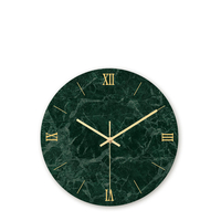 Loskii CC006 Creative Marble Pattern Wall Clock Mute Wall Clock Quartz Wall Clock For Home Office Decorations