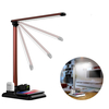 LyRay 4 in 1 Folding Desk Lamp with Fast Wireless Charger Touch Dimming for Cellphone