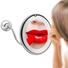 Makeup Mirror LED Light Suction Cup Wall Mirror 360 Rotation