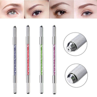 Manual Eyebrow Tattoo Pen Permanent Embroidery Cross-stitch Carving Makeup Tool