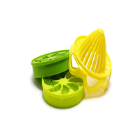 Manual Juicer 5-piece 1 Set With Ice Tray Measuring Cup Lemon Orange Squeezer Juicer Silicone Ice Lattice