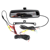 Master Tailgaters Car Rear View Mirror with 4.3" LCD Screen + 170° Backup Camera