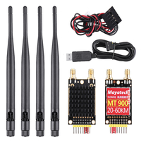 Mayatech MT900 902-928MHz 40km Long Range Aerial Survey FPV Transmitter Module Compatible PIX 3DR Ground Station for RC