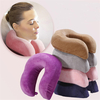 Memory Foam Rebound Travel Pillow U-shape Neck Headrest Soft Car Flight