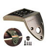 Metal 1.7"x2.4"x1.6" Triangle 8-String Mandolin Tailpiece Golden Guitar Parts