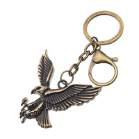 Metal Animal Pendant Owl Giraffe Eagle Key Chain Unisex Accessories