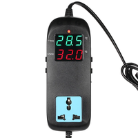 MH-2000 AC 90-250V Electronic Thermostat LED Digital Display Breeding Temperature Controller Thermocouple Thermostat wit