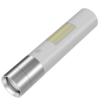Mini 3 Modes Zoomable USB Rechargeable LED Flashlight With White Sidelight