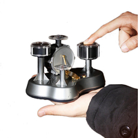 Mini Finger Musical Drum Set Desk Musical Toy Touch Drum with LED Light for Jazz Percussion