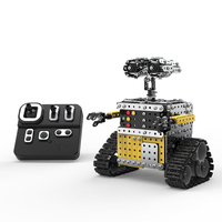 Mofun 009 2.4G 10CH DIY Steel Smart Obstacle Avoidance Walking RC Robot Toy