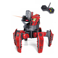 MoFun 2.4G Space Warrior Radio-Controlled Spider Robot 6-Leged Robot with Discs and Laser Sight