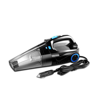 Multi-function Car Vacuum Cleaner Lighting Air Pump 3600Pa Suction Power 60s Fast Wireless Charging