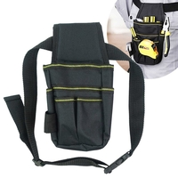 Multi-Function Oxford Drill Holster Tool Pockets Portable Storage Bag Waterproof Maintenance Tool Waist Bag