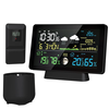 Multi-function Professional Weather Station Alarm Clock Wireless Indoor Outdoor Thermometer With Rain Gauge/ Temperature