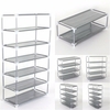 Multi Tiers Shoes Shelf Storage DIY Metal Organizer Rack Holder Household Stands Shoe Racks