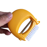Multifunctional 2 In 1 Rotary Carrot Potato Peeler Vegetable Brush Melon Gadgets Vegetable Fruit Slicer Kitchen Cooking