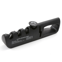 Multifunctional 4-Stage Knife Sharpeners with Adjustable Angle Knob - Premium Quality Handheld Knife Sharpener Small Por