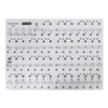 Music Keyboard Stickers & Piano Stickers 61 KEY SET Removable White Laminated Stickers
