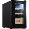 NEEDONE Electric Cigar Humidor 26L with Heating and Cooling Quiet Control System Thermostatic Cooler Cabinet for 200 Cou