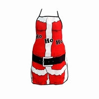 New Christmas Santa Claus Apron Christmas Decorations for Home Red Cloth Adult Pinafore Decoration