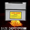 New Surface Fireproof Explosion ProofLi-po Battery Safety Protective Bag 240*210*50MM