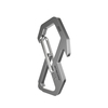 NITECORE NSH10 Titanium Alloy Keychain Portable Outdoor Hiking Climbing EDC Hanging Hook 8 Word Buckle
