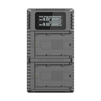 NITECORE USN4 PRO Dual Slots Port USB Digital Battery Charger for Sony Camera Battery NP-FZ100