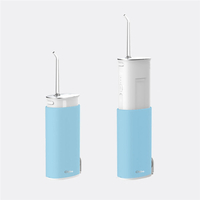 Olybo Retractable Portable Oral Irrigation Water Flosser 360° Rotate Nozzle 3 Cleaning Mode for Travelling Dental Care
