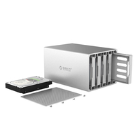 ORICO WS500U3 Honeycomb Series 3.5 inch 5 Bay Aluminum Alloy USB3.0 Hard Drive Enclosure Hard disk HDD Case Support 5 Gb