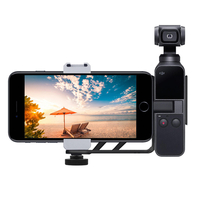 OSMO Pocket Accessories Cold Shoe Adatper Gimbal Expansion Bracket Smartphone Mount 1/4 Inch Adapter for DJI Gimbal Trip