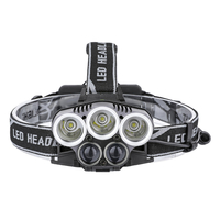 OUTERDO 1500LM USB Rechargeable Headlamp with Batteries 6 Modes Adjustable Work Lamp Camping Hunting Emergency Lantern