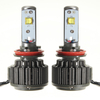 Pair 60W Turbo LED Headlight Lamp H11 H9 H8 7200LM 6000K with Wire