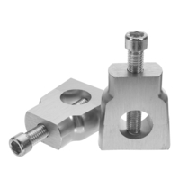 Pair 7/8 inch 22mm Motorcycle CNC Universal Alumium Handlebar Riser Clamp Taper