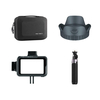 PGYTECH Action Camera VLOG Set Extension Pole Tripod Mini Carrying Case Camera Cage Lens Hood For DJI OSMO Action FPV Ca