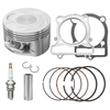 Piston Rings Gasket Spark Plug Kit Set For Yamaha YFM 350 1987-2004