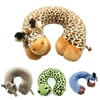 Polyester Fibre Cartoon Animal U Shaped Pillow Breathable Neck Support Travel Fitness Relaxing Head Rest Cushion