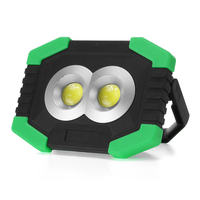 Portable Solar/Battery Powered COB LED Flood Work Light for Outdoor Camping Hiking Emergency Car Repairing Job Site Ligh